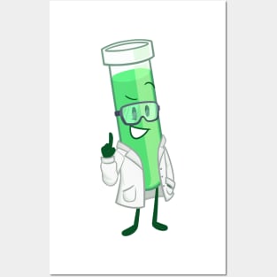 Test Tube (Inanimate Insanity) Posters and Art